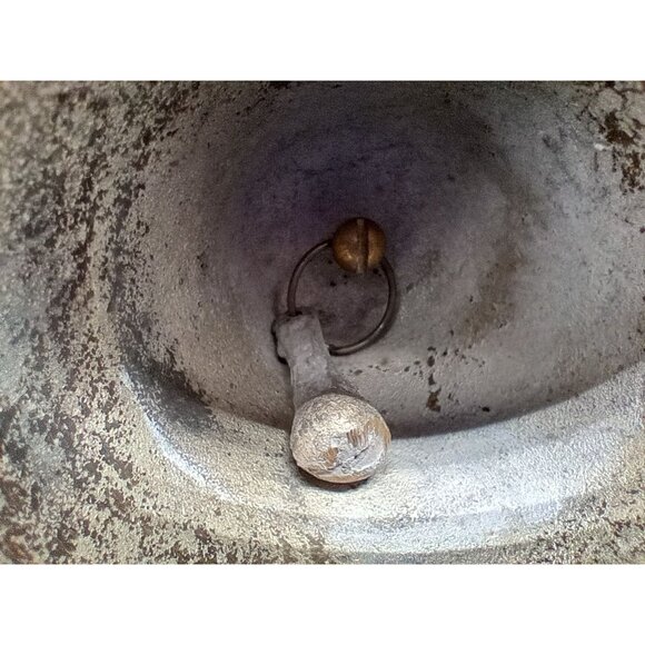 Bell Brass Unicorn Vintage Hand Crafted 6 Inch Korea Midcentury Dancing Pranchin - Picture 14 of 15